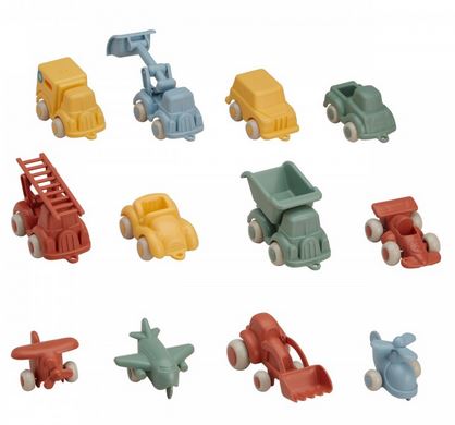 Mini véhicules en plastique recyclé (à l'unité)