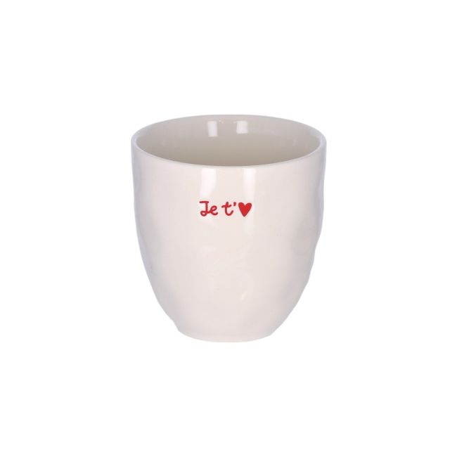 Tasse je t'aime rouge