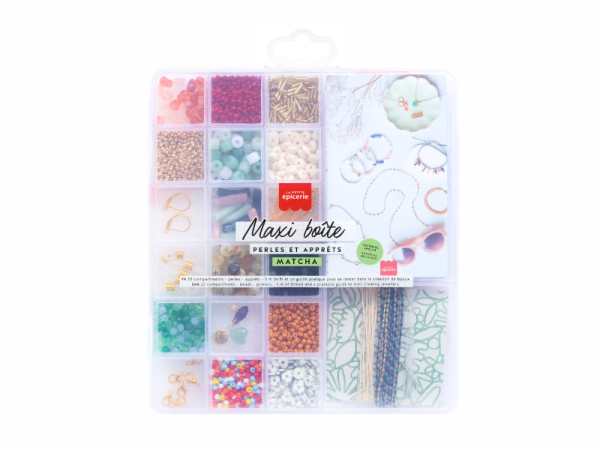 Maxi boîte de perles Matcha