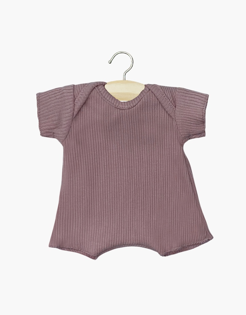 Body shorty Babies Orchydée foncée Minikane 