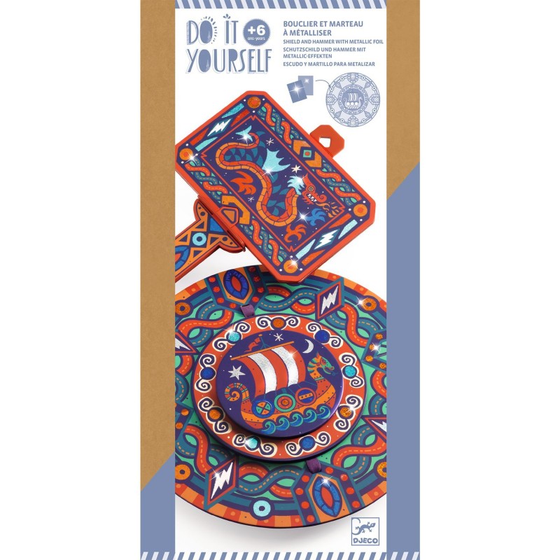 DIY Bouclier et marteau à métalliser