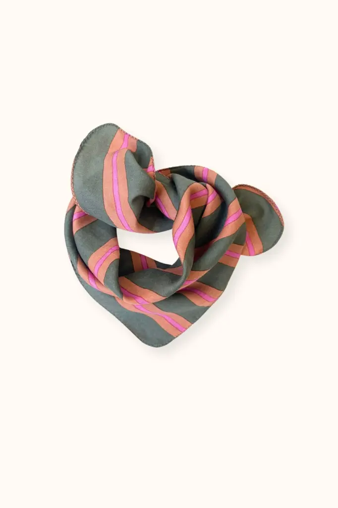 Small Foulard Vanika Street Eucalyptus Apaches Collections