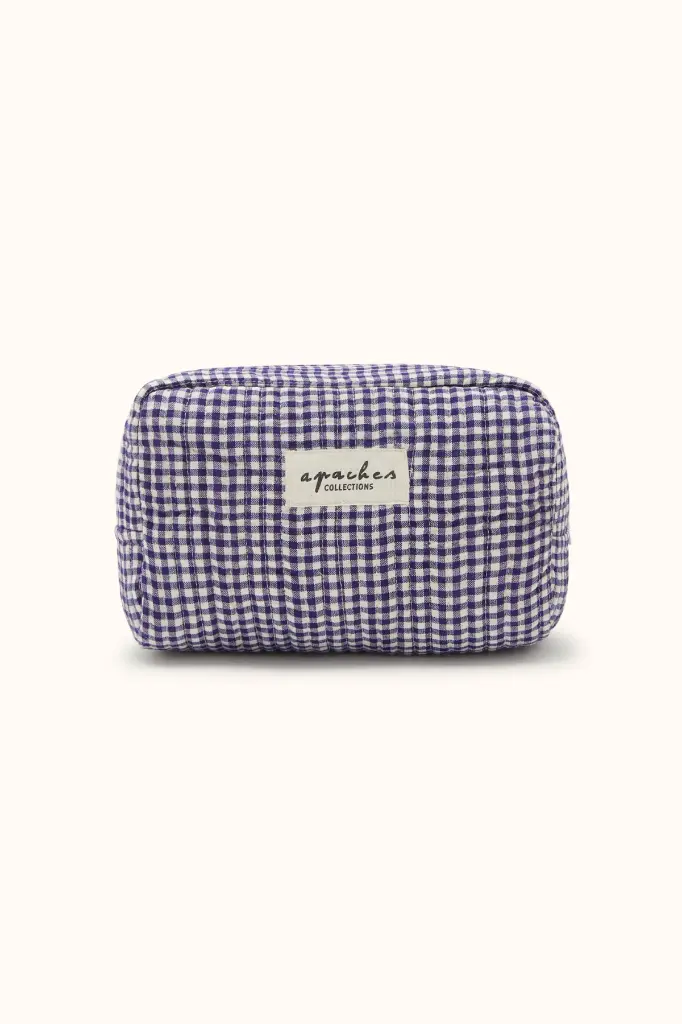 Trousse de toilette Gaya Khadi Violet Apaches Collections