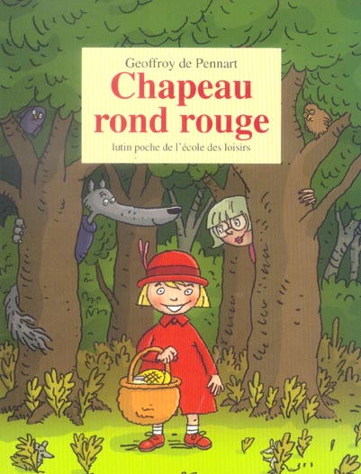 Chapeau rond rouge