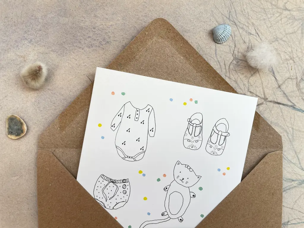 Carte Papillonnage Bébé à croquer