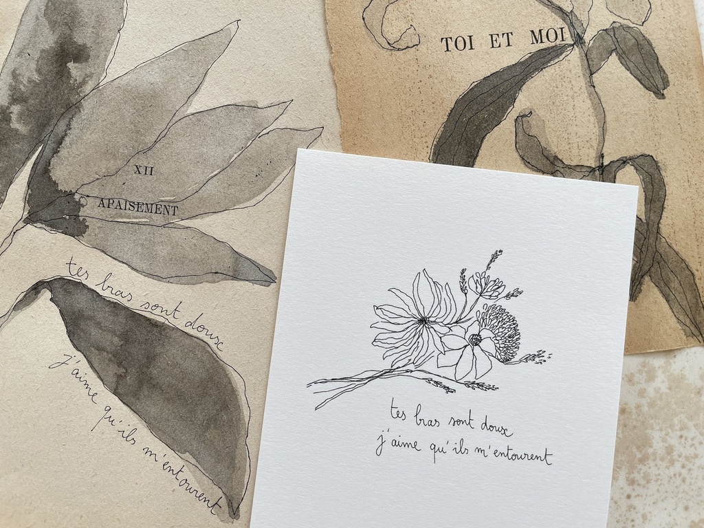 Carte Papillonnage Tes bras