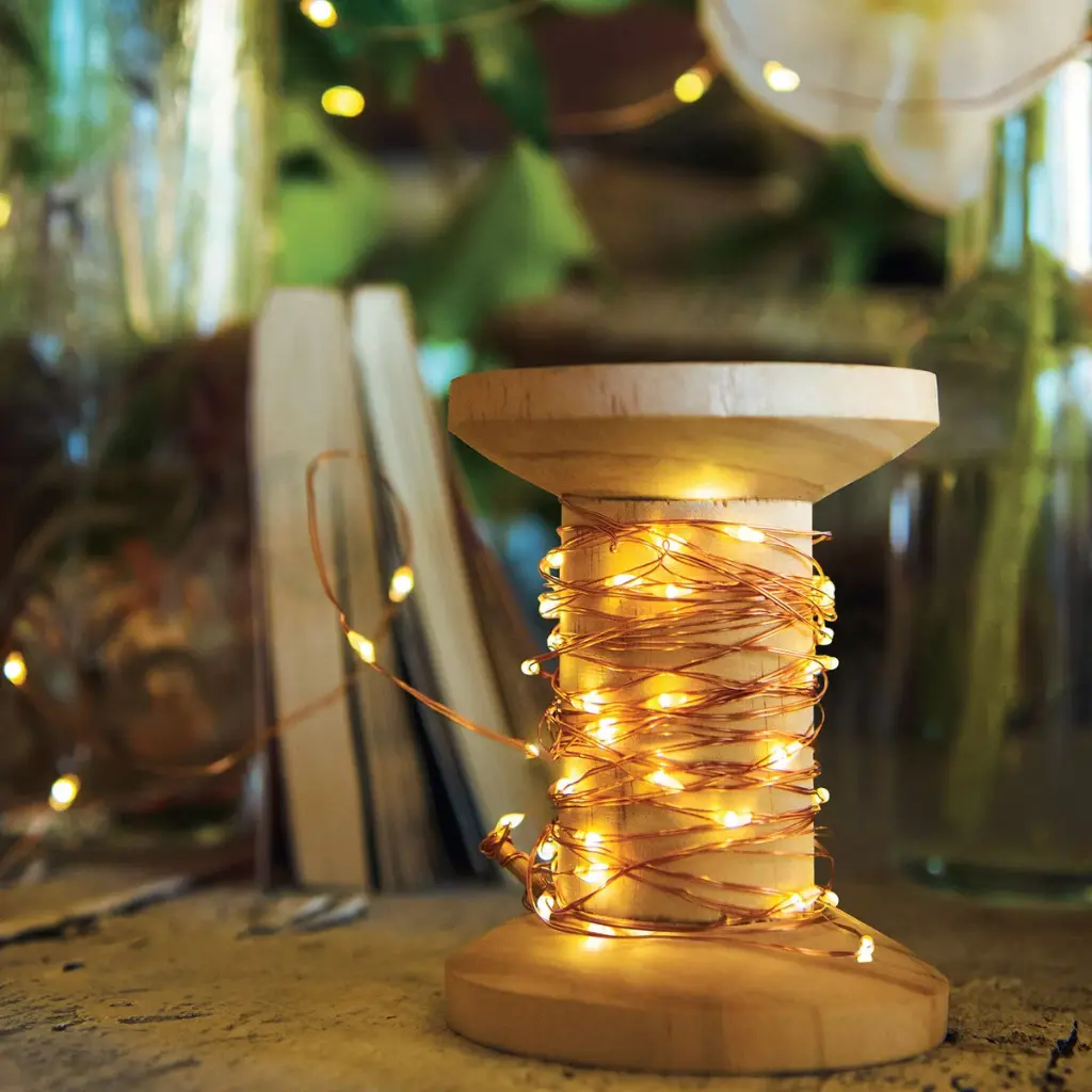 Bobine avec guirlande lumineuse Legami