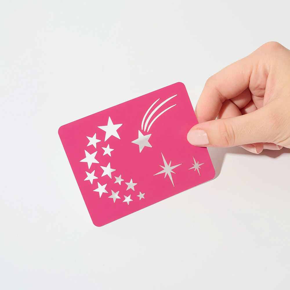 Pochoir Etoiles Si Si La Paillette