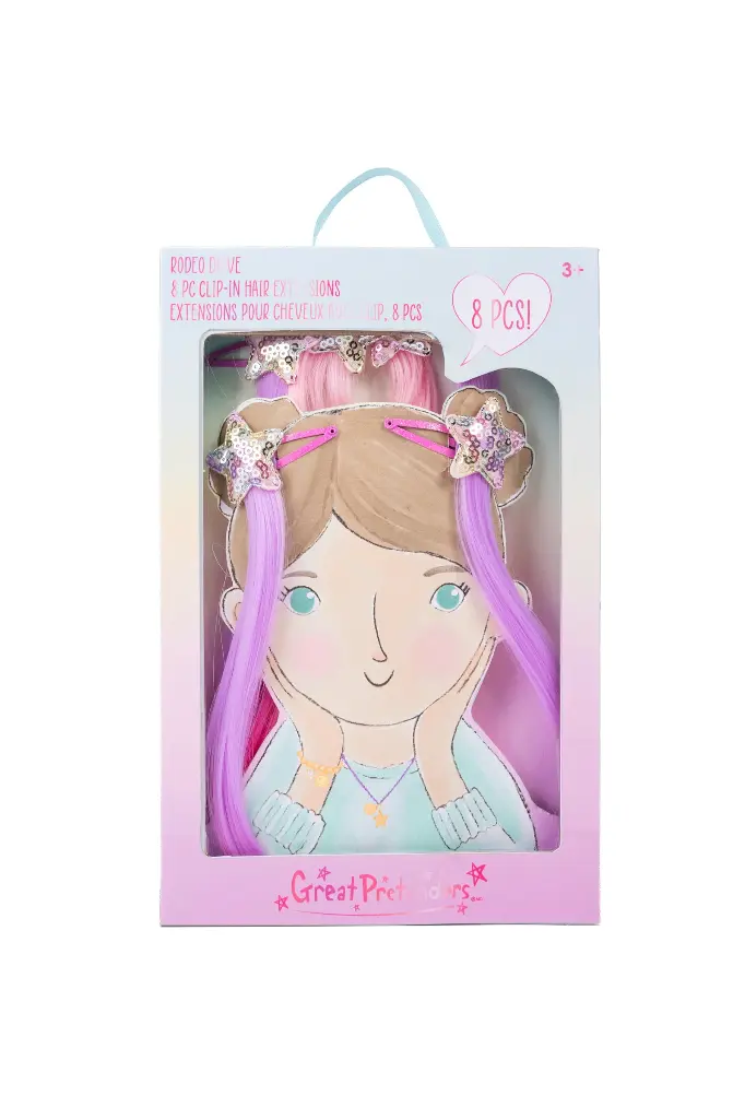 Extension pour cheveux avec clip (8 pcs)