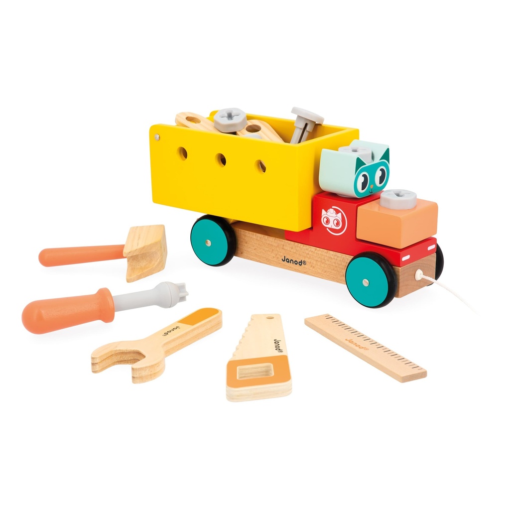 [JA-4519] Camion Bricolage à tirer Janod