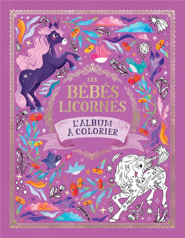  Les bébés licornes L'album à colorier 