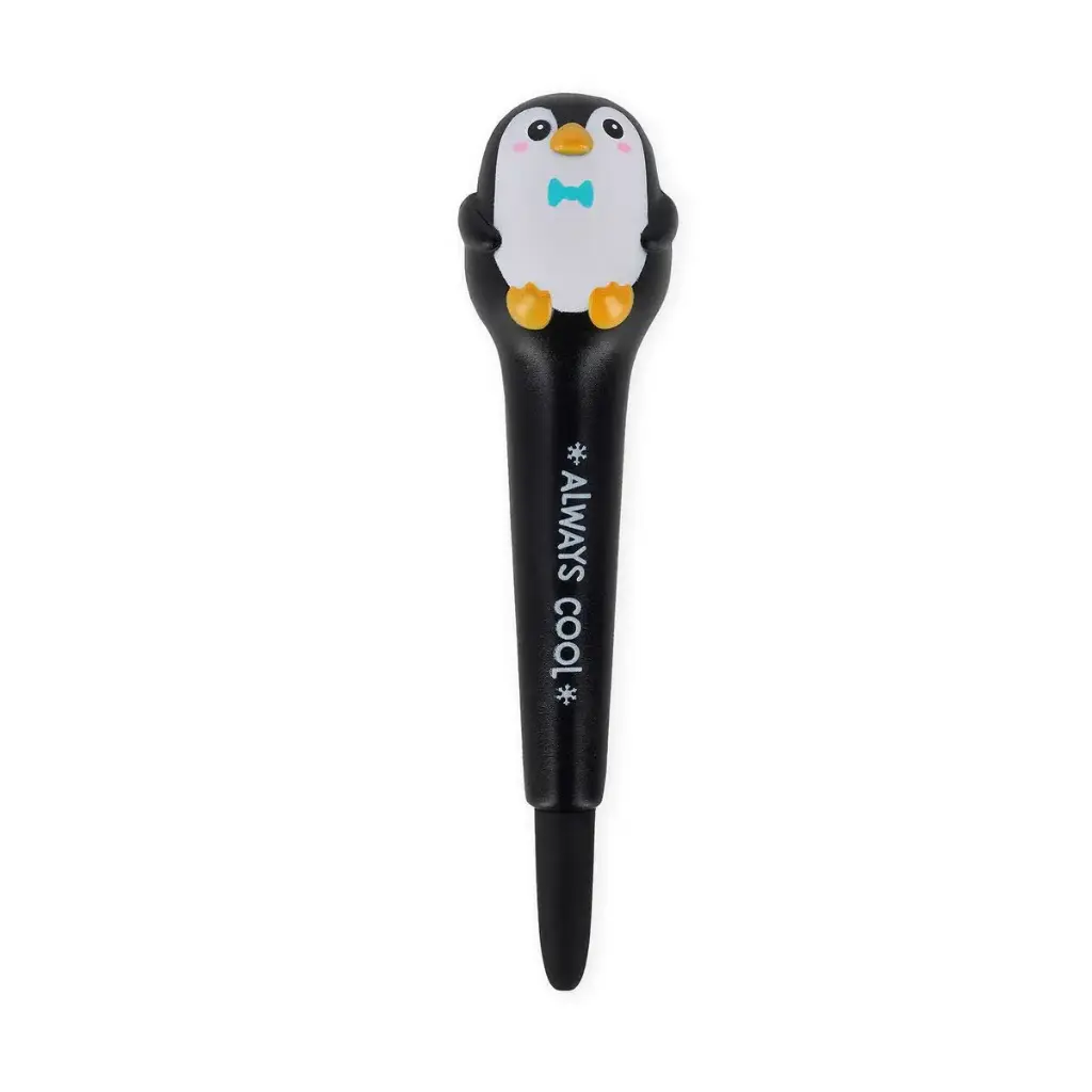 Stylo à Encre Gel Antistress Pingouin Squeezies Legami