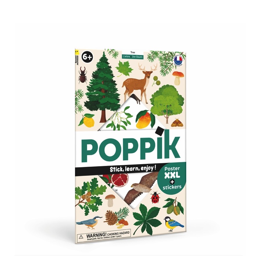 Poster Tree 54 Stickers Repositionnables Poppik