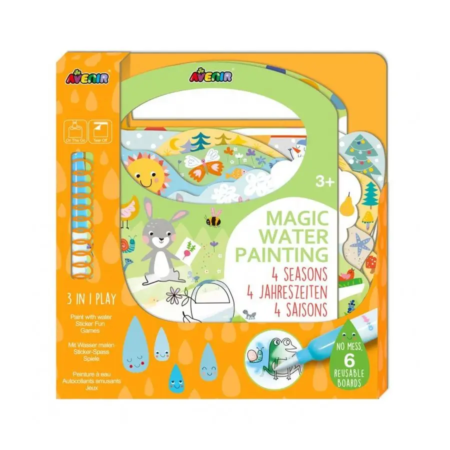 Peinture magique à l'eau Les saisons