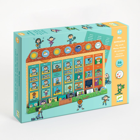 Ma semaine - Semainier avec 86 magnets