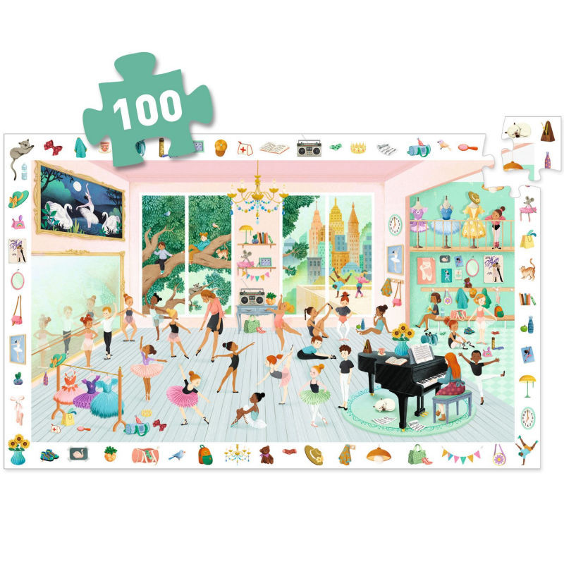 Puzzle Observation L'école de danse 100 pcs