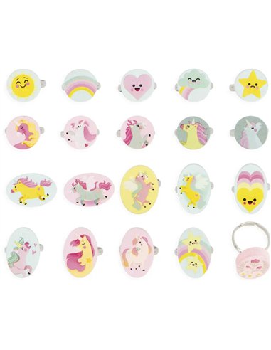 Bague Licorne en bois Janod