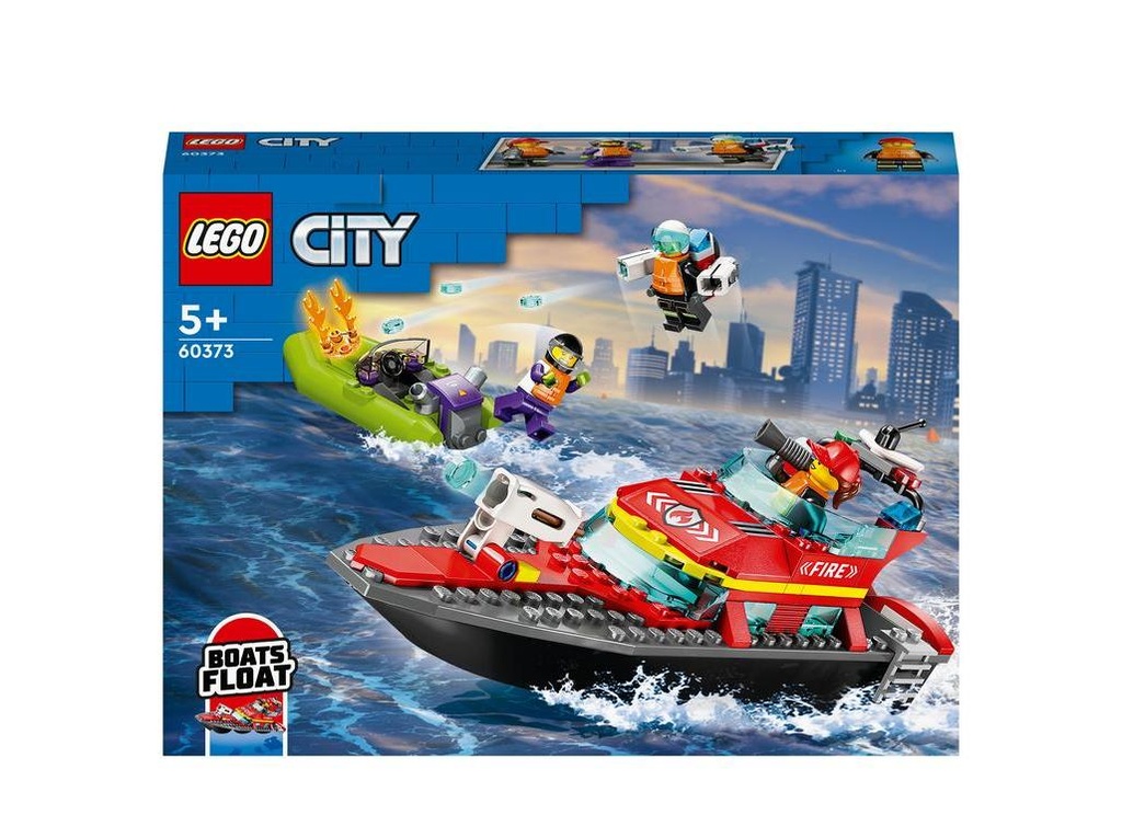 Bateau de Sauvetage Incendie Lego City