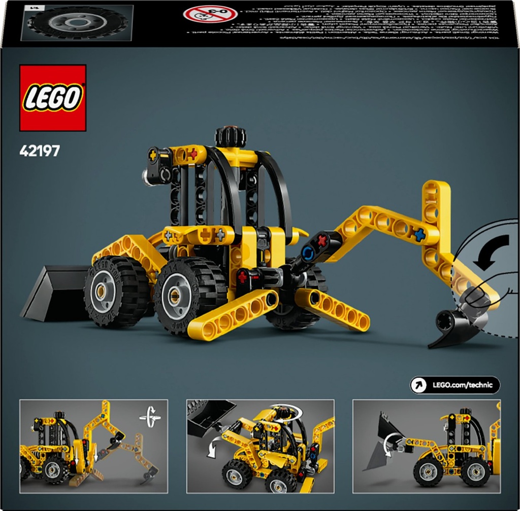 Chargeuse sur pneus Lego Technic