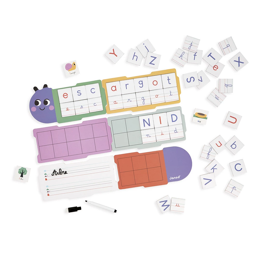 Apprendre à écrire Chenille Janod