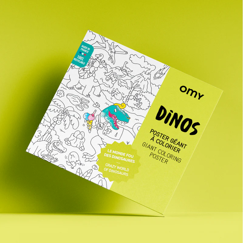 Poster géant à colorier - Dino