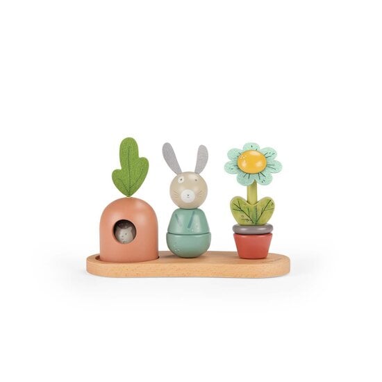 Empilable multi-activités Trois petits lapins 
