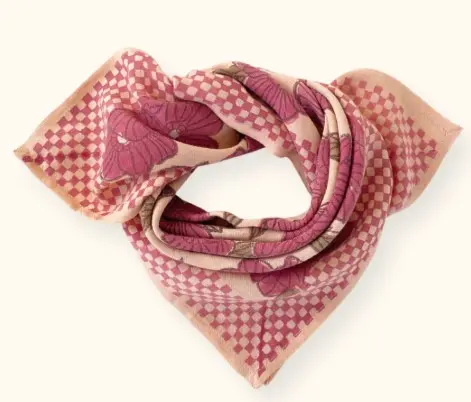 Small Foulard Manika Bloom Macadamia Apaches Collections