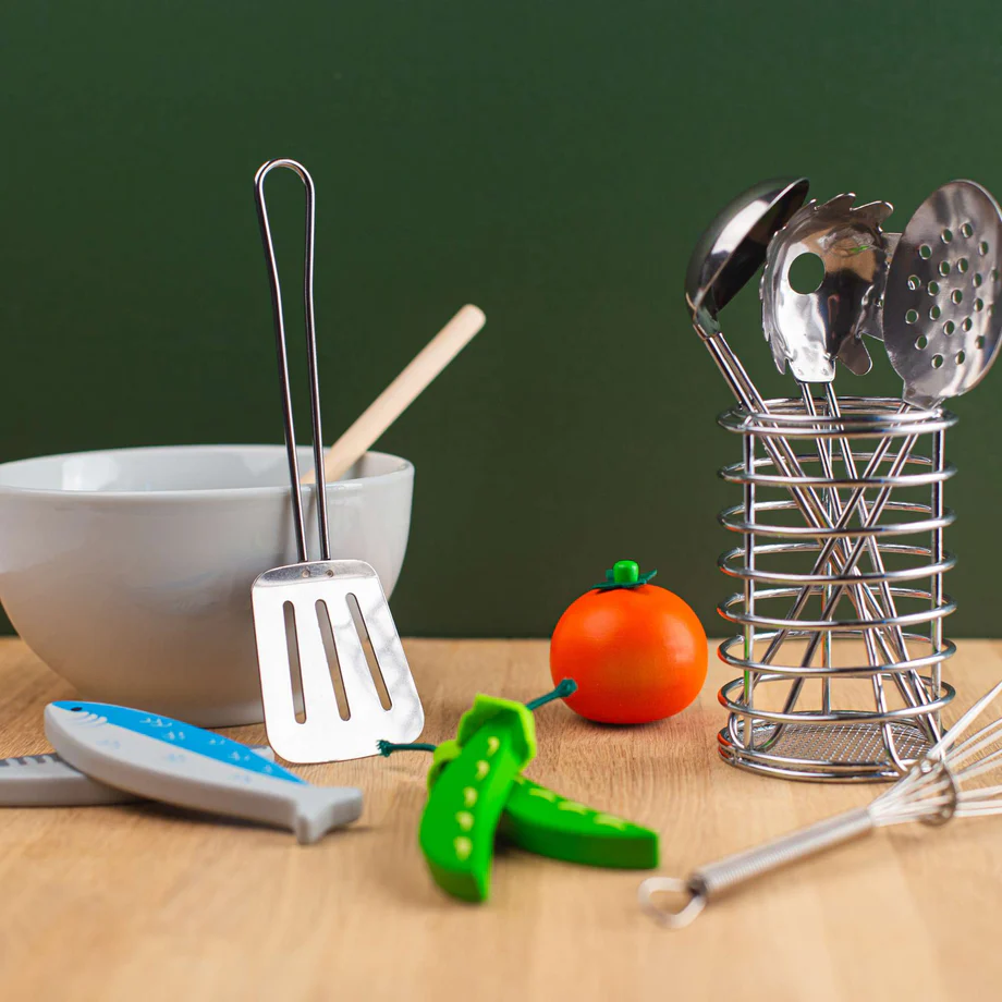 Pot d'ustentiles de cuisine