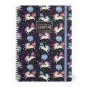 Cahier ligné à spirales Licorne Legami
