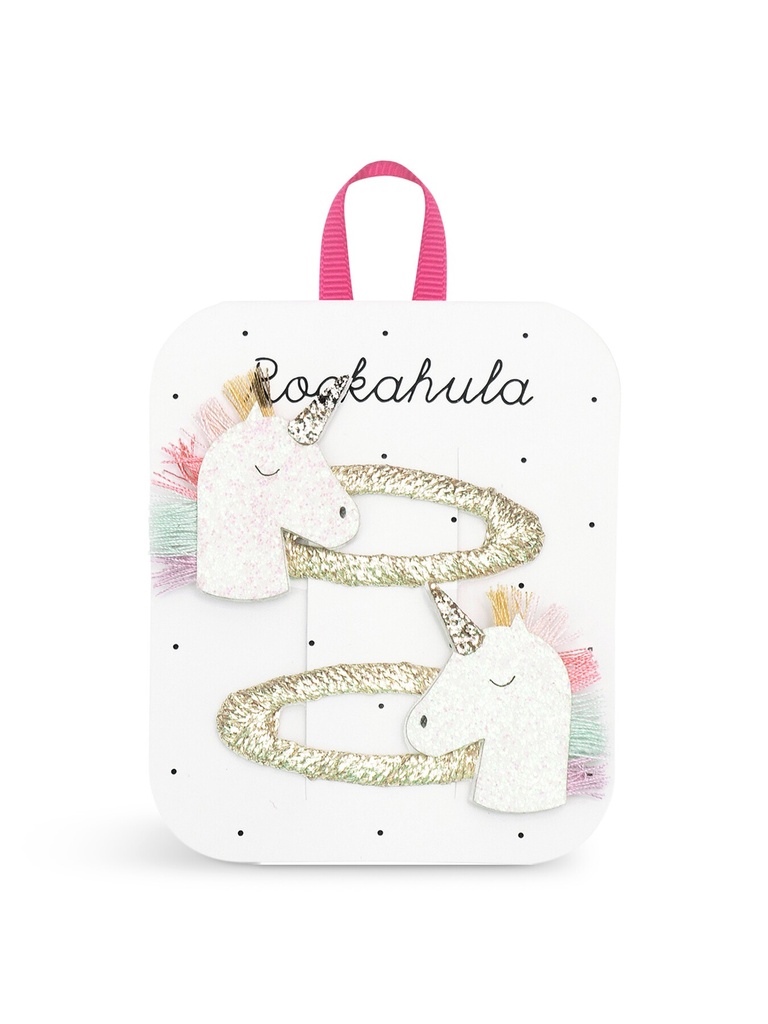 Rainbow Unicorn Clips Rockahula