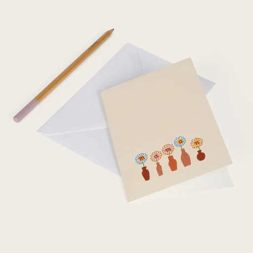 Carte Petits vases Season Paper