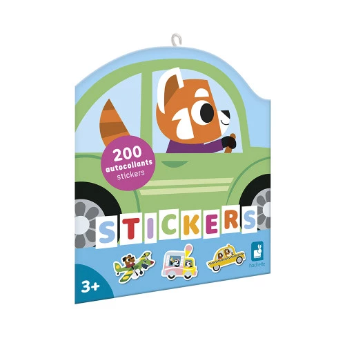 200 Stickers Véhicules