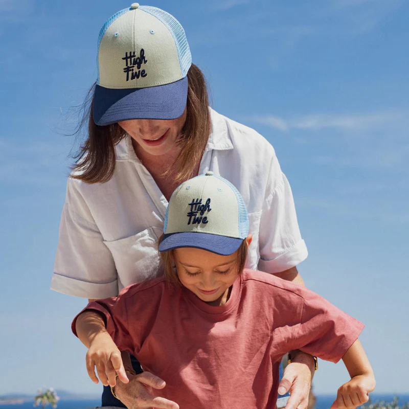 [CH-2168] Casquette High Five Bleue 3-6 ans Chamaye