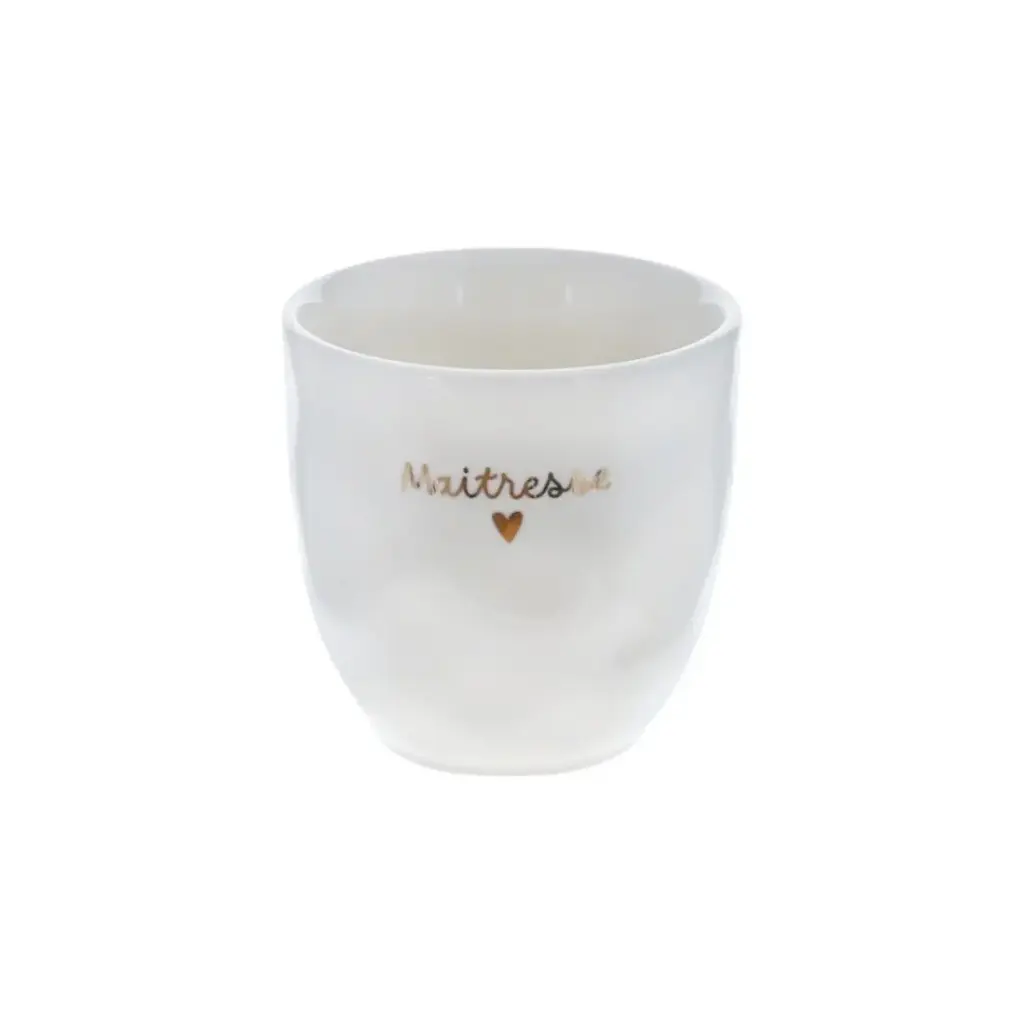 Tasse Maitresse Coeur Gold