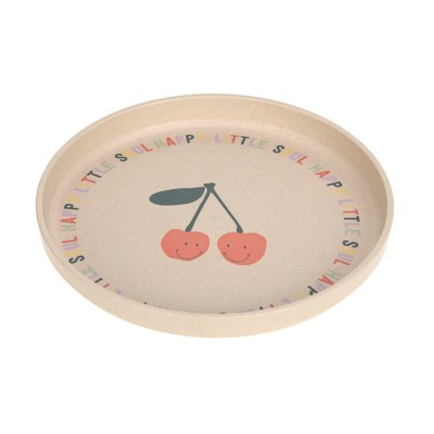 Assiette PP/Cellulose Happy Fruits Cerise Lässig