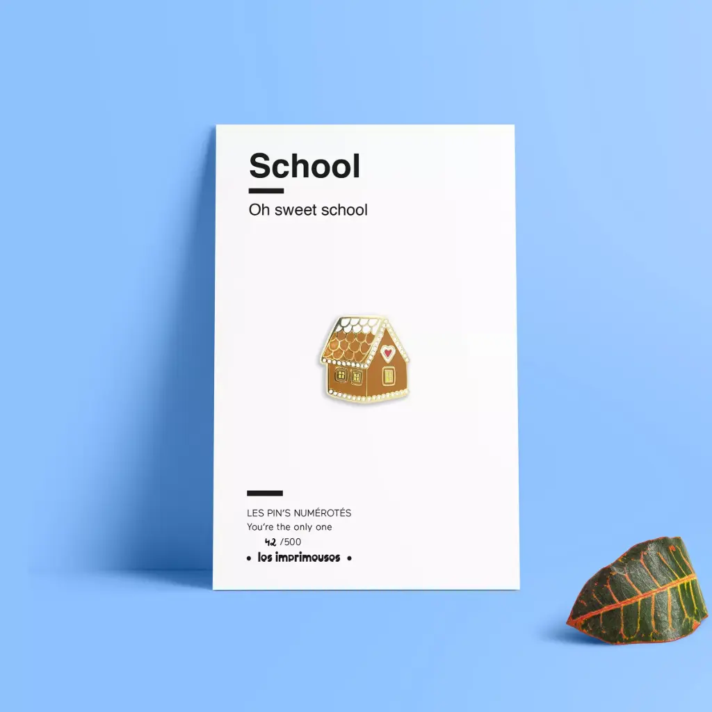 Pin's Maison School Spécial fête fin d'année scolaire