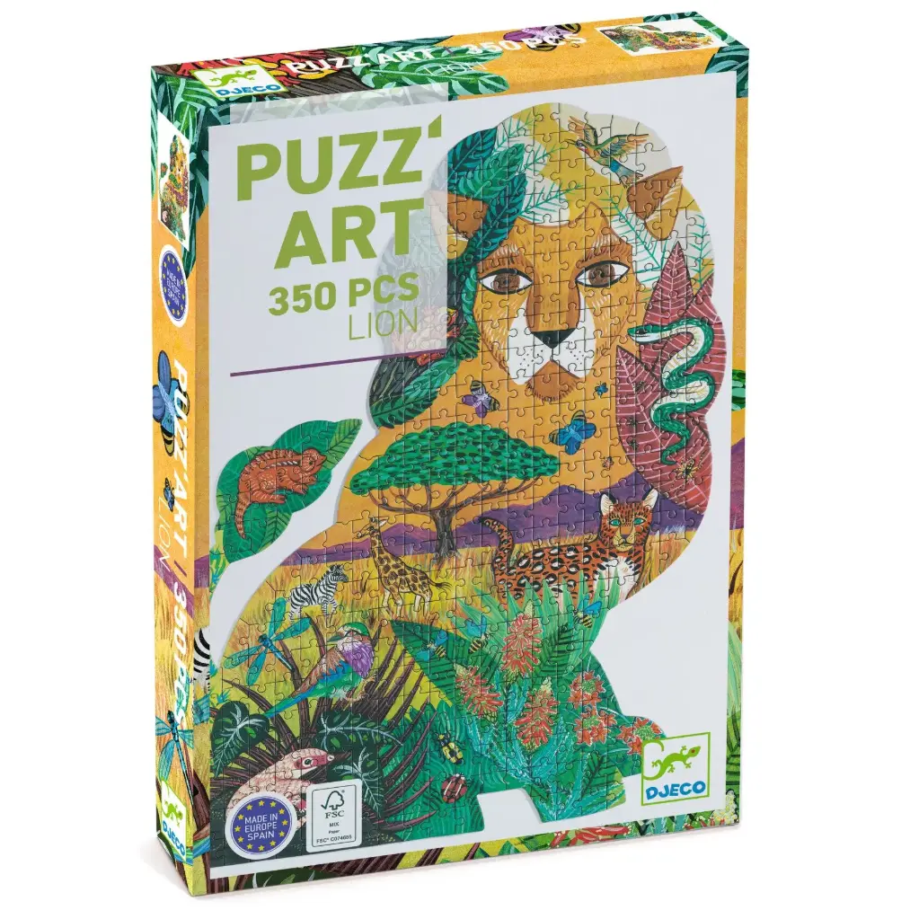 Puzzle Puzz'Art Lion 350 pcs Djeco