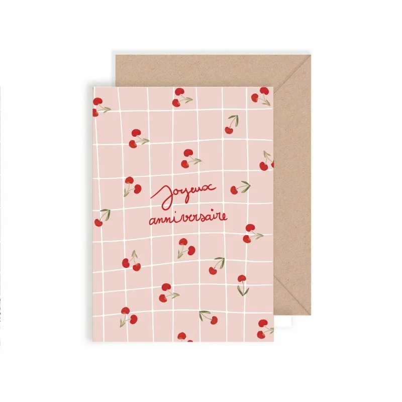 Carte Double Joyeux anniversaire - Belles de Mai - My Lovely Thing