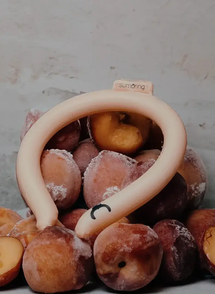 Sumoring Collier rafraichissant pour le cou Regular Frozen Peach