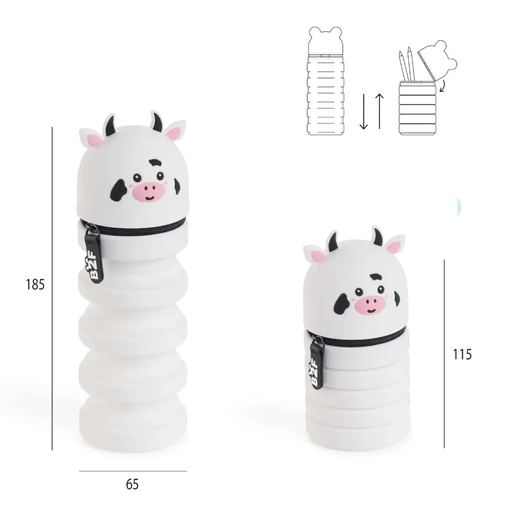 Trousse Silicone Rétractable Vache