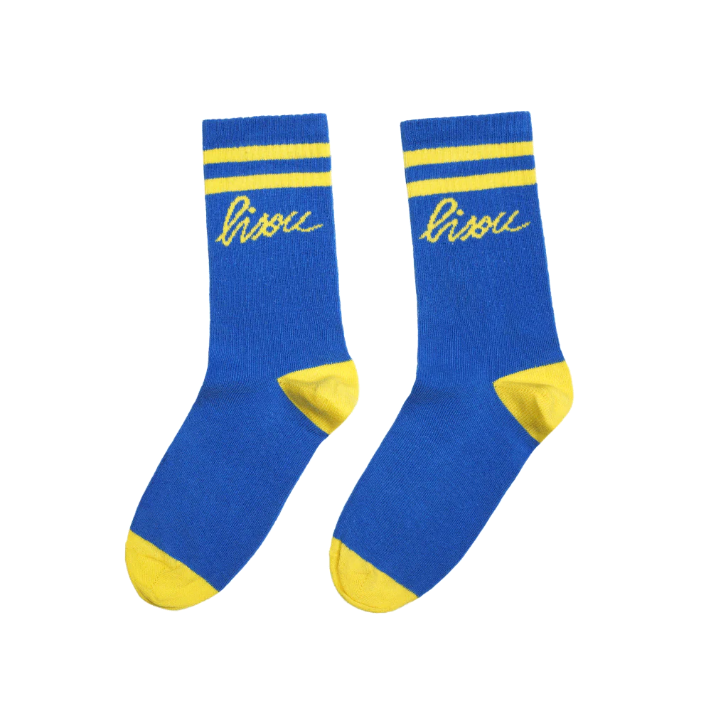 Chaussettes Bleues roi Bisou