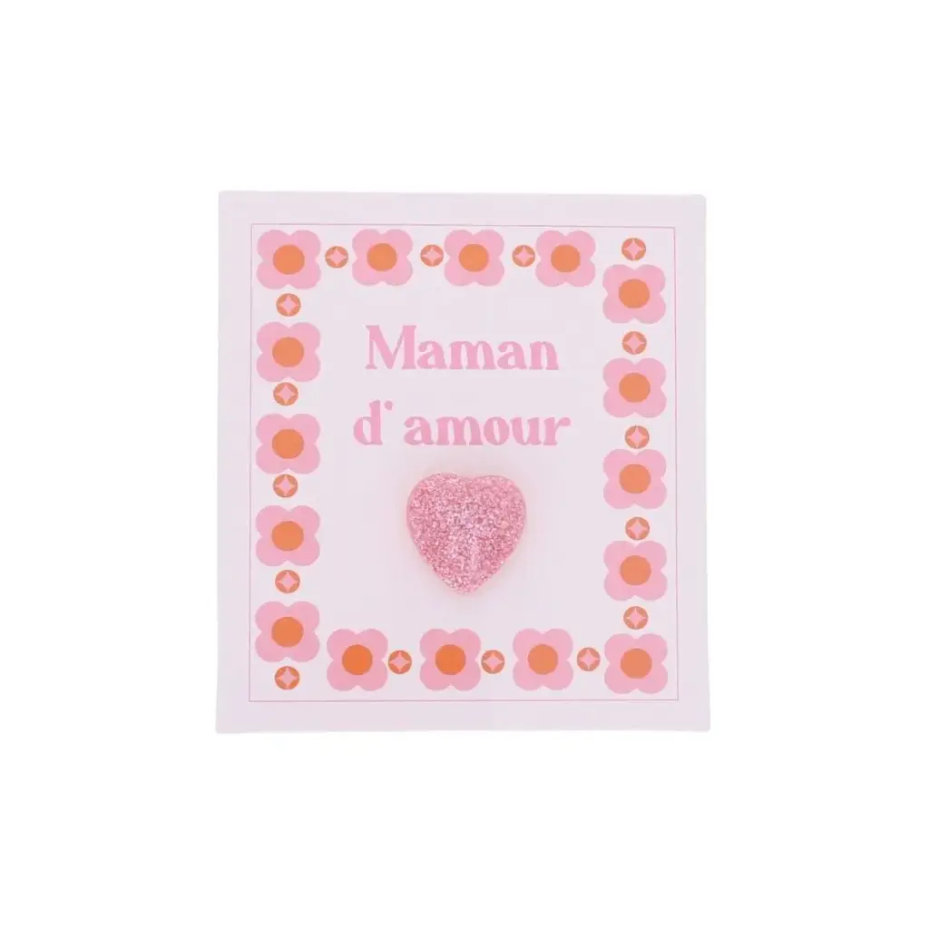Pin's cœur Maman d'amour 