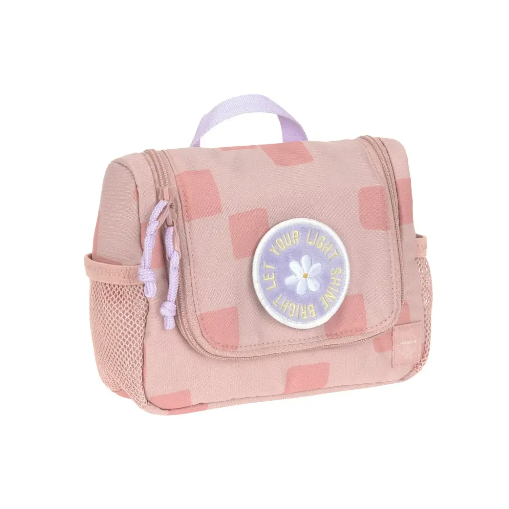 Mini trousse de toilette Pattern Party rose