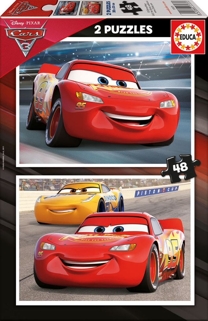 2 Puzzles Cars 3 (2 X 48 pcs)