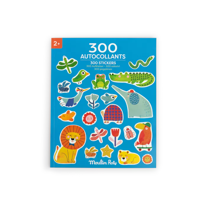 Cahier de 300 stickers Les Toupitis Moulin Roty
