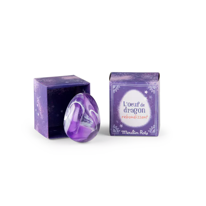 Oeuf de dragon rebondissant violet Les Petites Merveilles