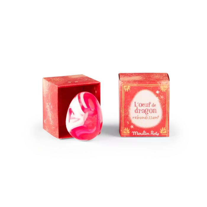 [MO-4253] Oeuf de dragon rebondissant rose Les Petites Merveilles