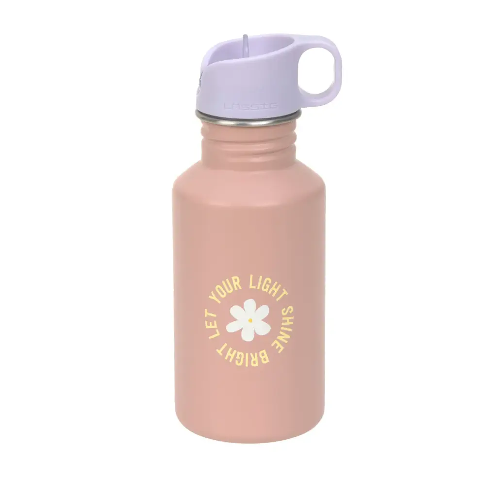 Gourde inox 500ml Pattern Party rose Lässig