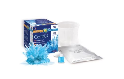 Cristal à faire pousser bleu La chimie des cristaux 