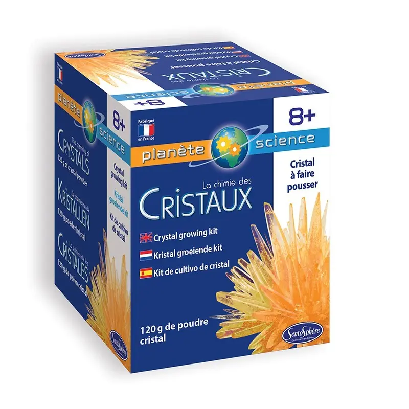 Cristal à faire pousser jaune La Chimie des cristaux